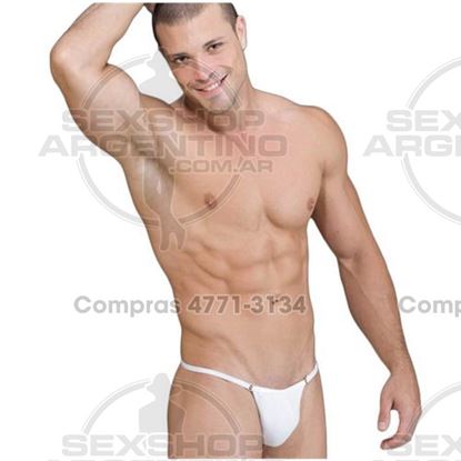 Tanga Blanca Hombre